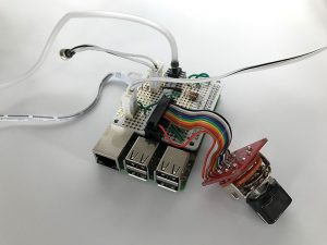 Raspberry Pi wired up